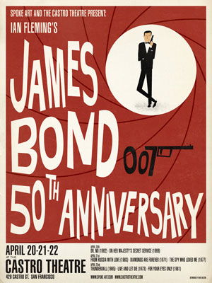 James Bond 50th anniversary posters by Max Dalton