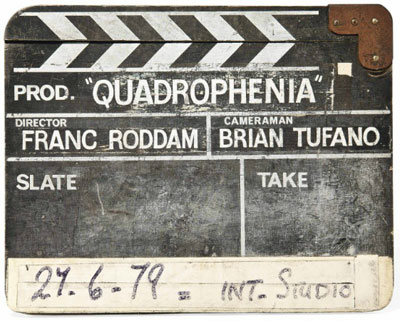 Quadrophenia clapperboard