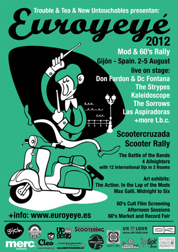 18th Euro Ye Ye Mod/60s rally in Gijon, Spain