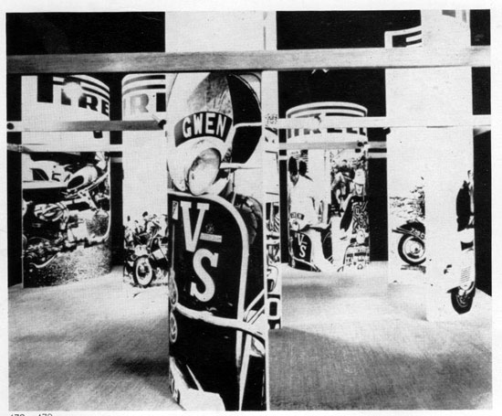 1960s mod-themed Pirelli scooter tyres adverts