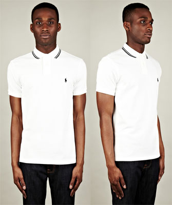 ralph lauren tipped polo shirt