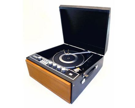 1960s Decca Decclian portable record player