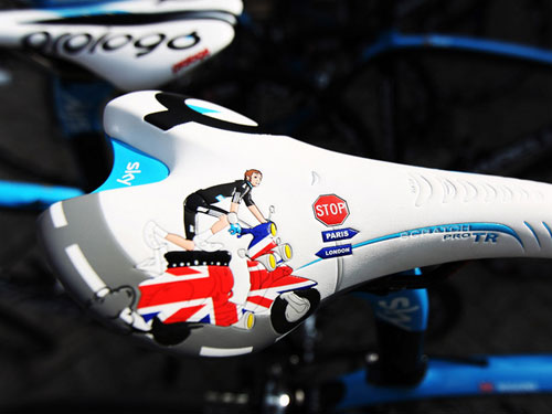 Bradley Wiggins Prologo seat