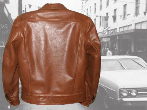 1960s Type 3 leather jean jacket