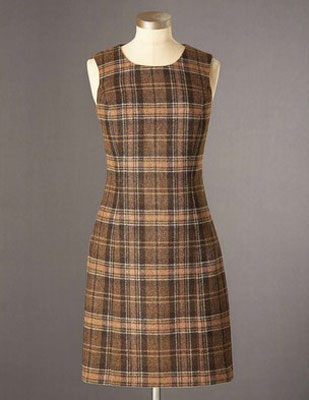 Boden Sixties Brit tweed shift dresses