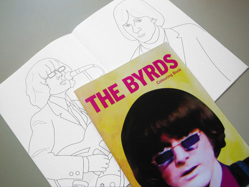 The Byrds colouring book by Piper Gates Design