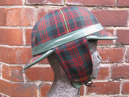 1960s Waddington deerstalker crash helmet