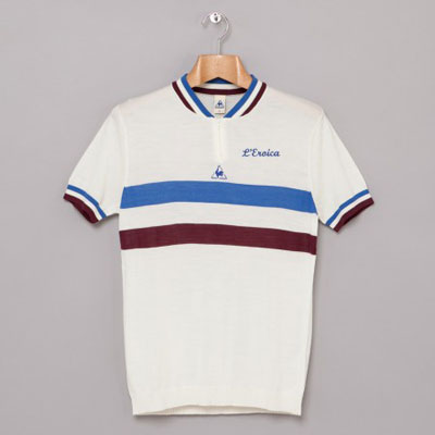 Le Coq Sportif L'Eroica vintage-style cycling shirts