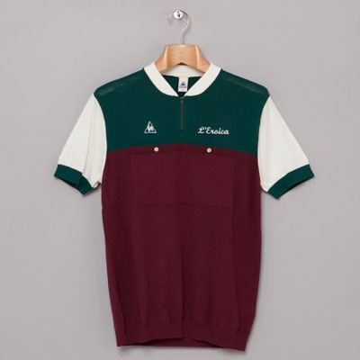 Le Coq Sportif L'Eroica vintage-style cycling shirts