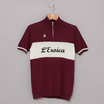 Le Coq Sportif L'Eroica vintage-style cycling shirts