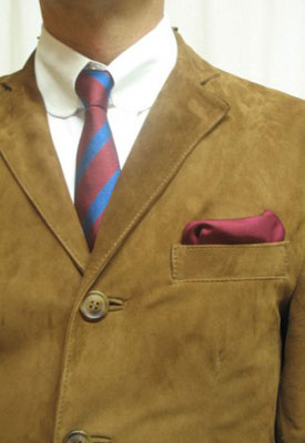 DNA Groove 1960s-style suede sports jacket