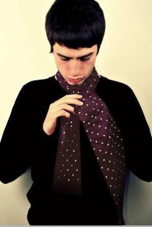 Art Gallery 1960s-style Davies polka dot scarves
