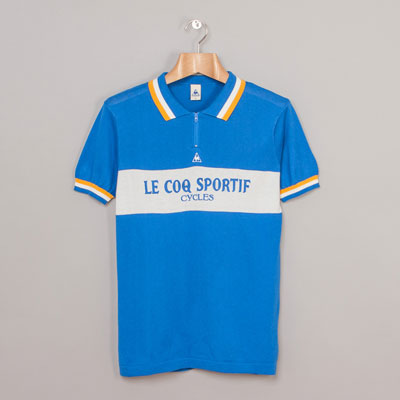 Le Coq Sportif Tholon vintage-style cycling jerseys - Modculture