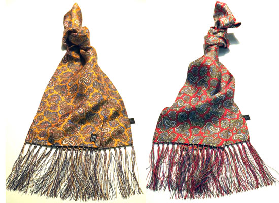 Peckham Rye Victorian paisley silk scarves