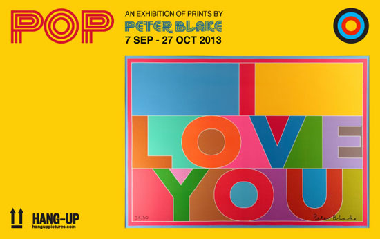 Pop - an exhibition of prints by Sir Peter Blake in London