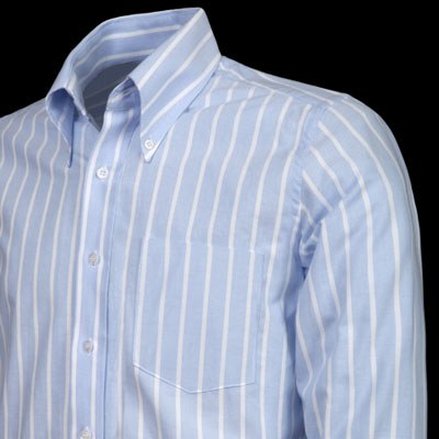 Mikkel Rude plain and wide stripe Oxford shirts