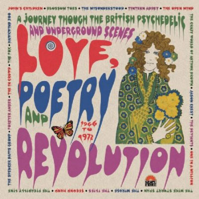 Love, Poetry and Revolution British psychedelia box set on Cherry Red