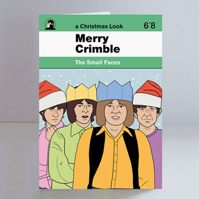 The Jam and Small Faces Christmas cards by Piper Gates Design