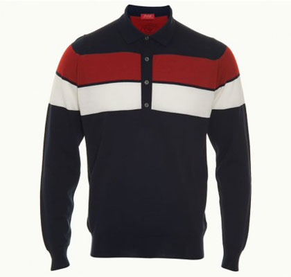 John Smedley 1010msig long-sleeved polo shirt