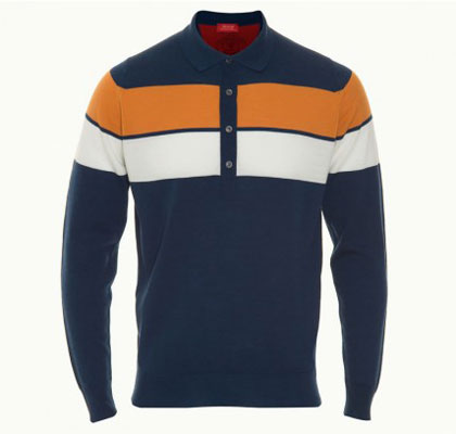 John Smedley 1010msig long-sleeved polo shirt