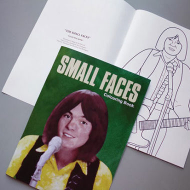 Small Faces colouring book