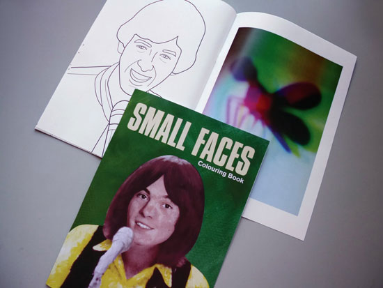 Limited edition Small Faces colouring book by Piper Gates Design