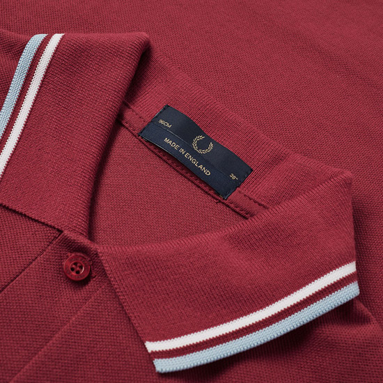 New colours: Fred Perry twin tipped polo shirts