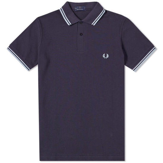 New colours: Fred Perry twin tipped polo shirts