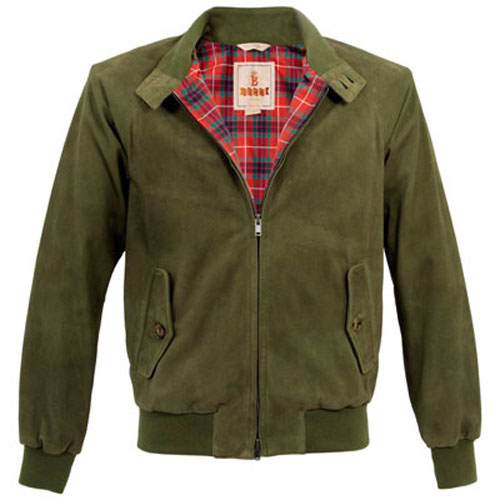 Baracuta G9 Harrington Jacket gets a premium suede issue for spring