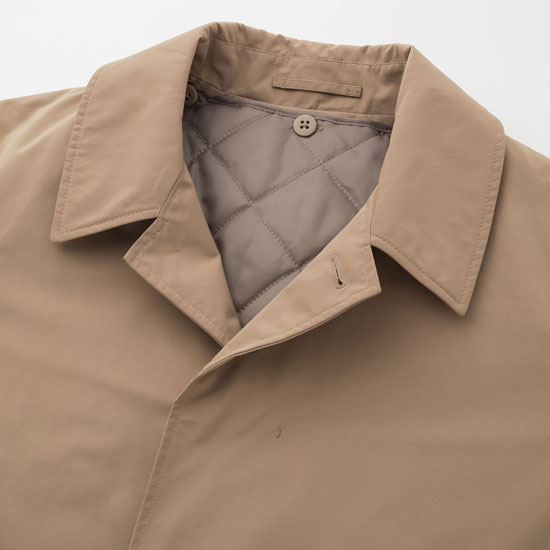 Harry Palmer-style: Single-breasted raincoat at Uniqlo