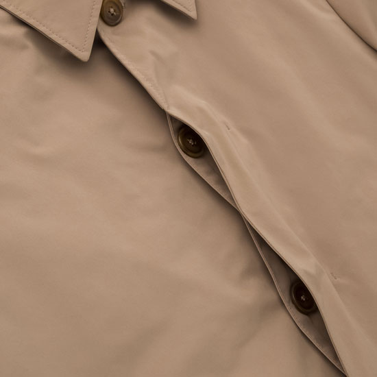 Harry Palmer-style: Single-breasted raincoat at Uniqlo