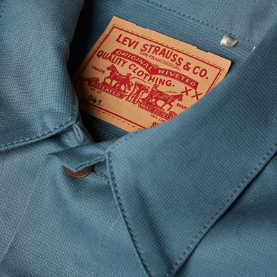 1960s Levi's Vintage Type III Trucker Jacket in blue Bedford cotton