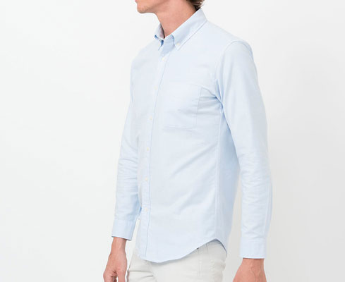 Uniqlo slim-fit Oxford shirts