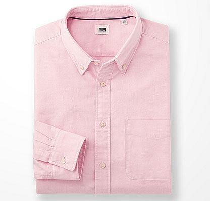 Uniqlo slim-fit Oxford shirts