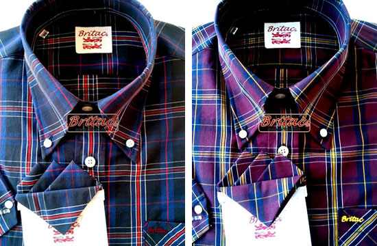 Britac short-sleeve button-down shirts - six new designs