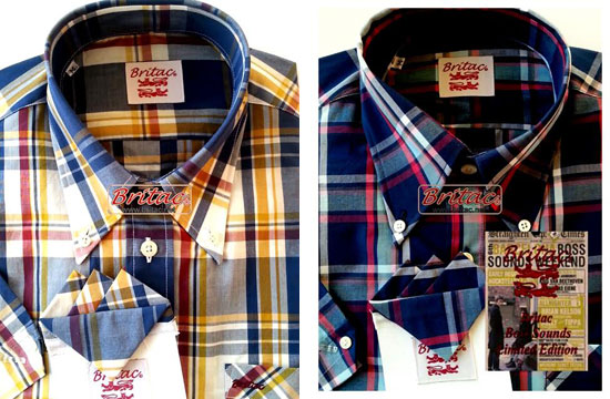 Britac short-sleeve button-down shirts - six new designs