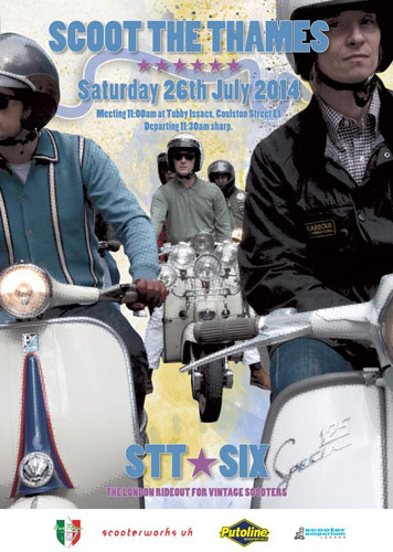 Scoot The Thames and Modern History 2014 in London