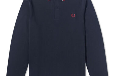 Discounted: Fred Perry long-sleeve polo shirts