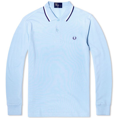 Fred Perry long-sleeved twin tipped polo shirts - three new colours