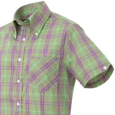 New Mikkel Rude window pane check button-down shirts now available