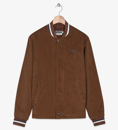 Fred Perry 1960s-style cord bomber jacket