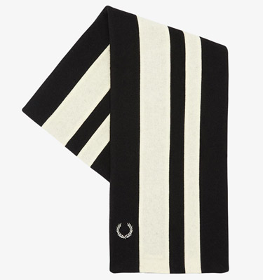 Fred Perry x Hilltop stripe college scarves