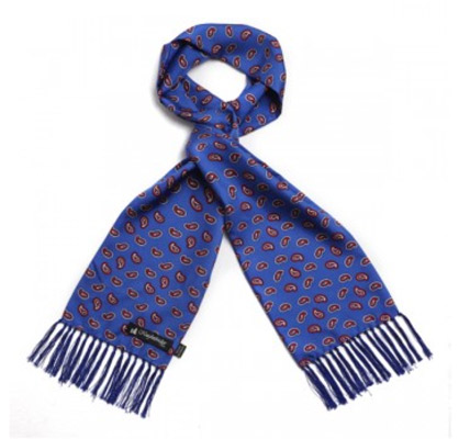 Vintage-style paisley silk scarves by Knightsbridge