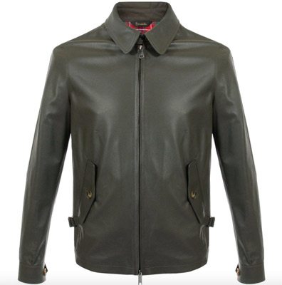 Baracuta G4 Harrington shirt collar jacket returns in leather