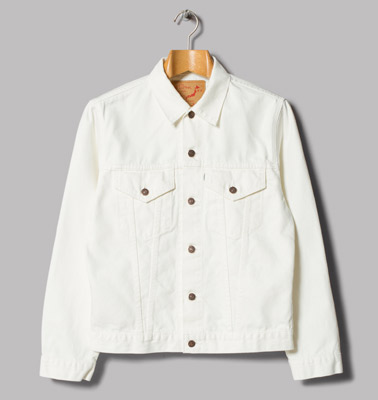 OrSlow 60s white denim jacket