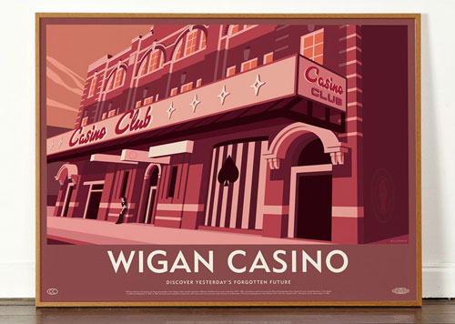 Dorothy’s Lost Destination artwork takes in the Wigan Casino and Eel Pie Island Hotel