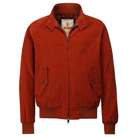 Italian corduroy Baracuta G9 harrington jackets