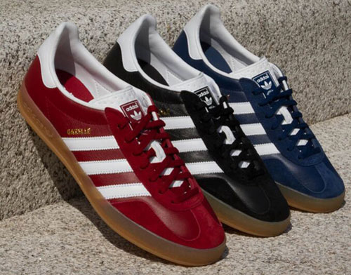 Adidas Gazelle Indoor leather trainers reissue