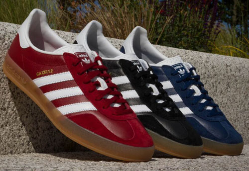 Adidas Gazelle Indoor leather trainers reissue