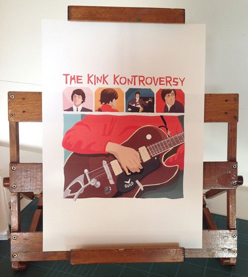 The Kink Controversy A3 art print by Hand Drawn Creative